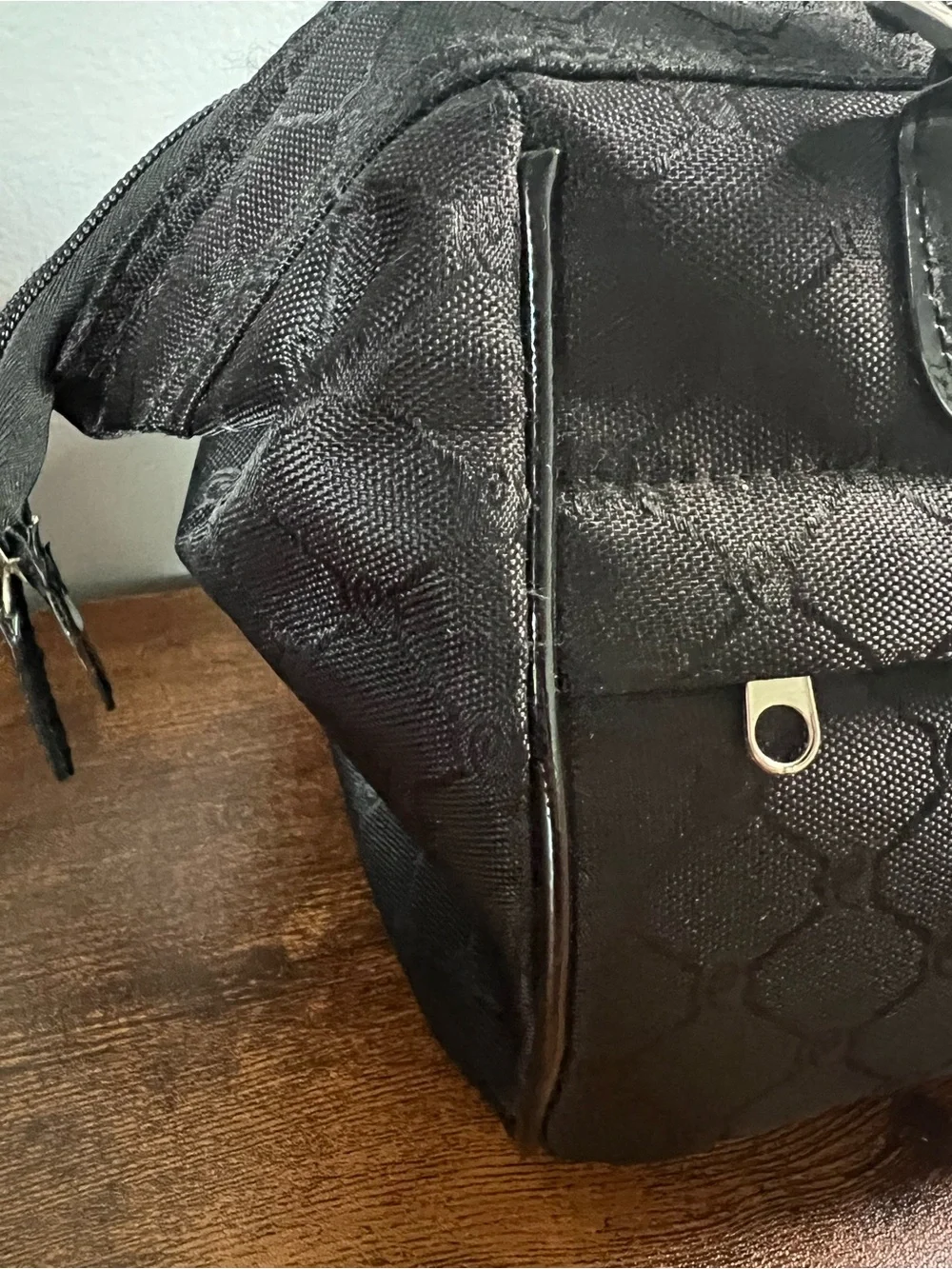 Caboodles black quilted